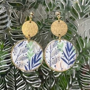 Botanical Drop Earrings